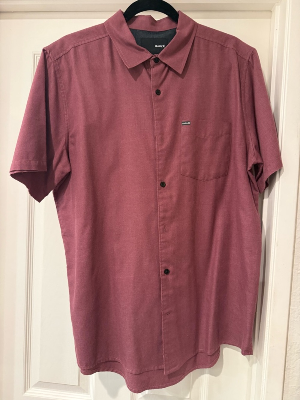 Hurley Dusty Rose Short Sleeve Button-Down Shirt